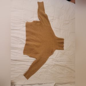 Zara tan colored turtle neck sweater